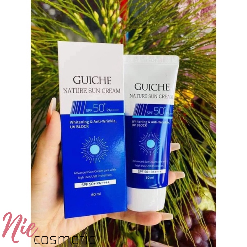 Kem Chống Nắng GUICHE NATURE SUN CREAM spf 50+ 60 ml