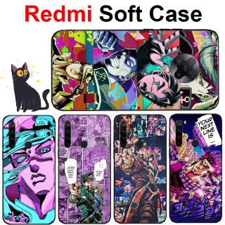 Ốp điện thoại silicon in hình JoJo’s Bizarre Adventure LE44 cho Xiaomi Redmi Note 9 Pro Max Note 8 7 6 5