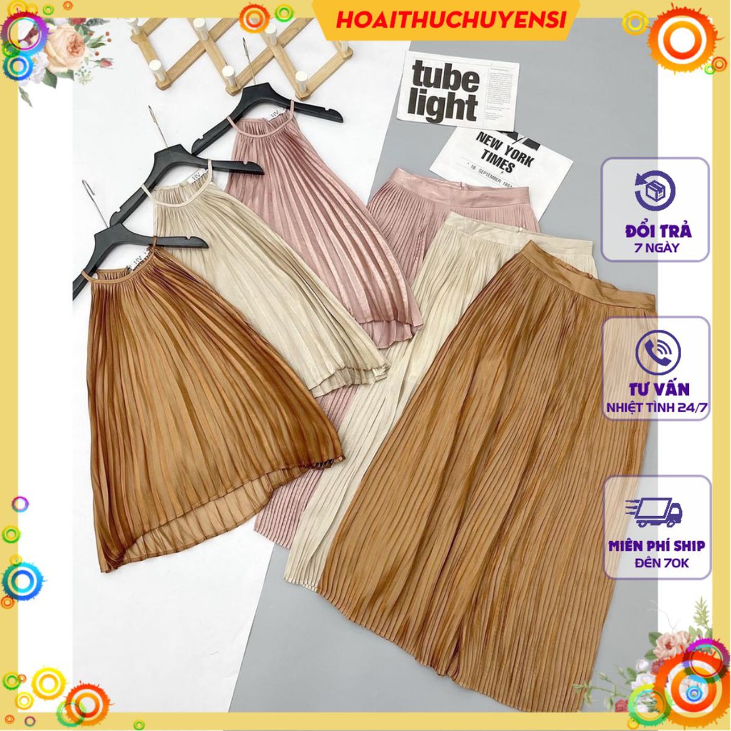 Set Yếm Li Xòe Mix Quần Li Suông Dịu Dàng
