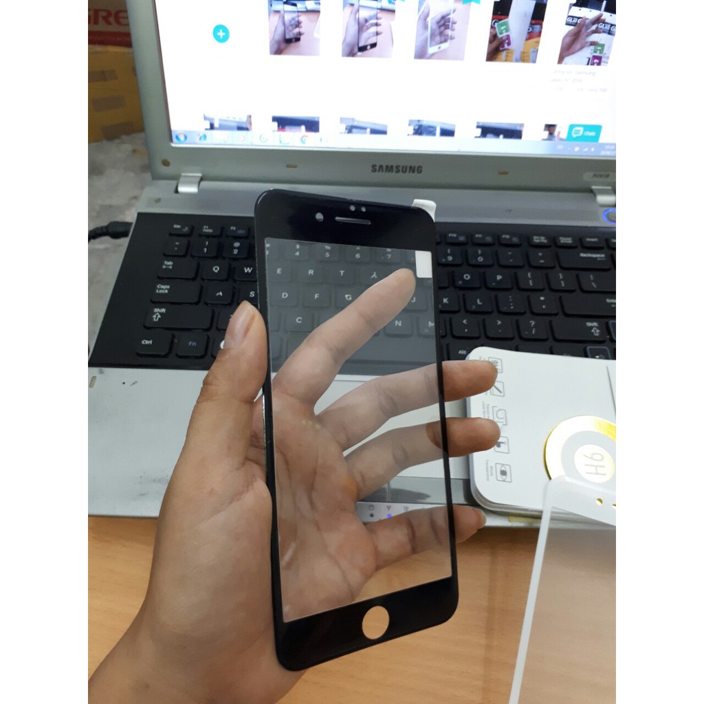 Dẻo full màn iphone 7 plus (2 màu Đen, Trắng)