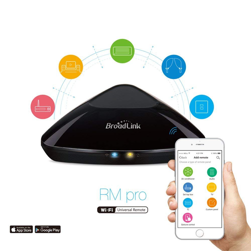 BLK Broadlink RM Pro+ RM Mini3  trung tâm điều khiển nhà thông minh, hỗ trợ trên iOS và Android
