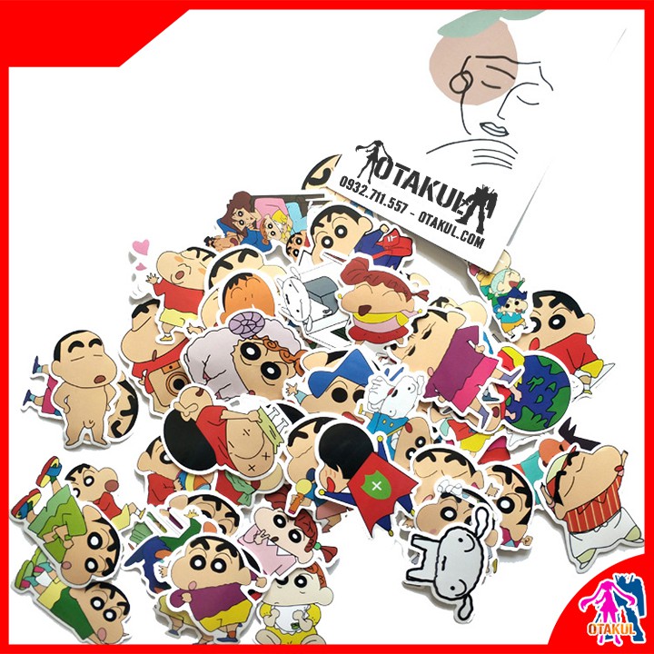 Sticker Shin Cậu Bé Bút Chì