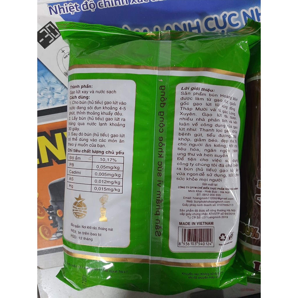 Combo 2 gói phở, bún gạo lứt Hoàng Minh