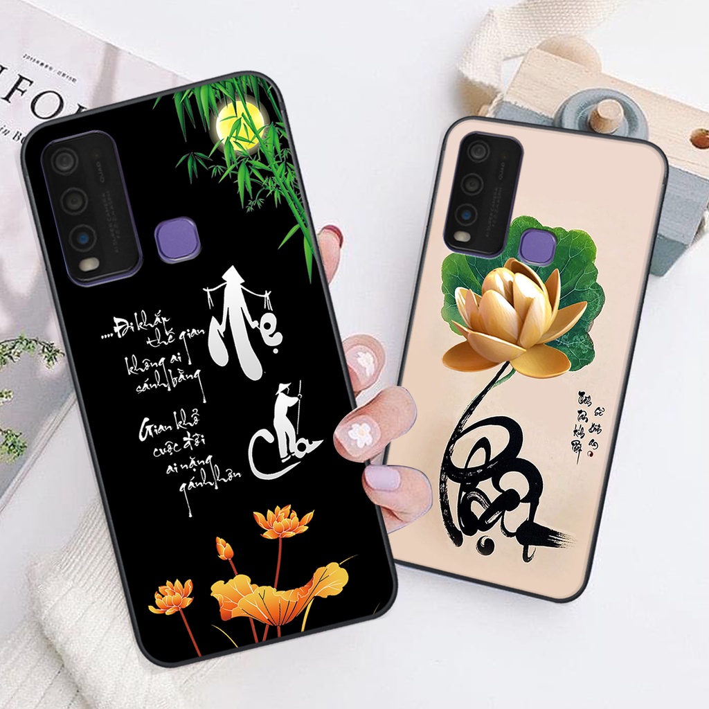 Ốp lưng Vivo Y30 / Y50 in hình chữ tài chữ lộc, Cha Mẹ, bình an SIÊU ĐẸP