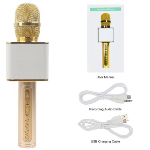 [Mã 155ELSALE giảm 7% đơn 300K] Micro Karaoke Bluetooth SD 08/10- Có Loa, Nhiều Màu - BH 06 Tháng