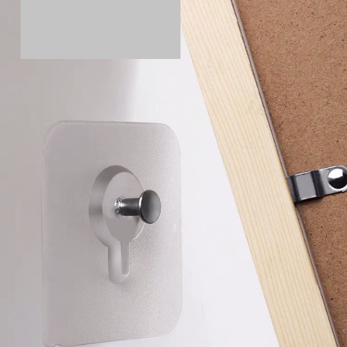 Miếng Dán Tường Kèm Ốc Vít Cường Lực Giúp Gắn Giá Kệ Không Cần Khoan Tường 88314 Korea Store 88