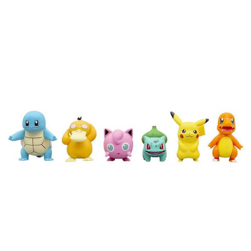 Mô hình Pikachu 6 kiểu trang trí xe hơi