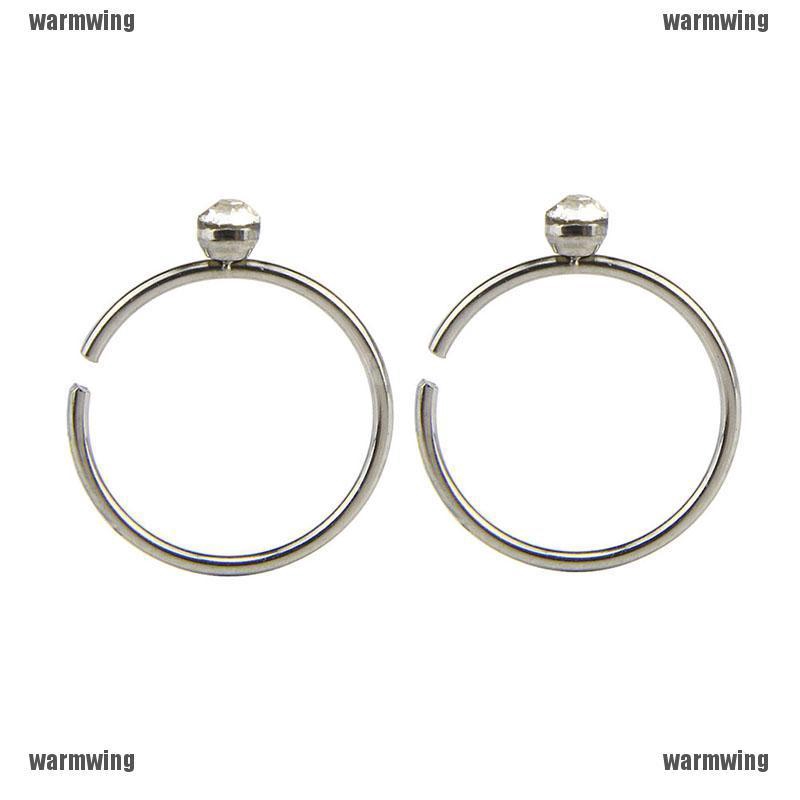 Set 40 Khuyên Mũi Thép Không Gỉ Đính Đá Cá Tính