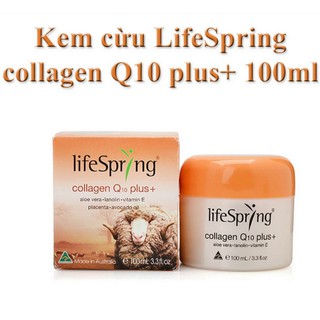 Kem nhau thai cừu Life spring - Collagen Q10 Plus + 100ml