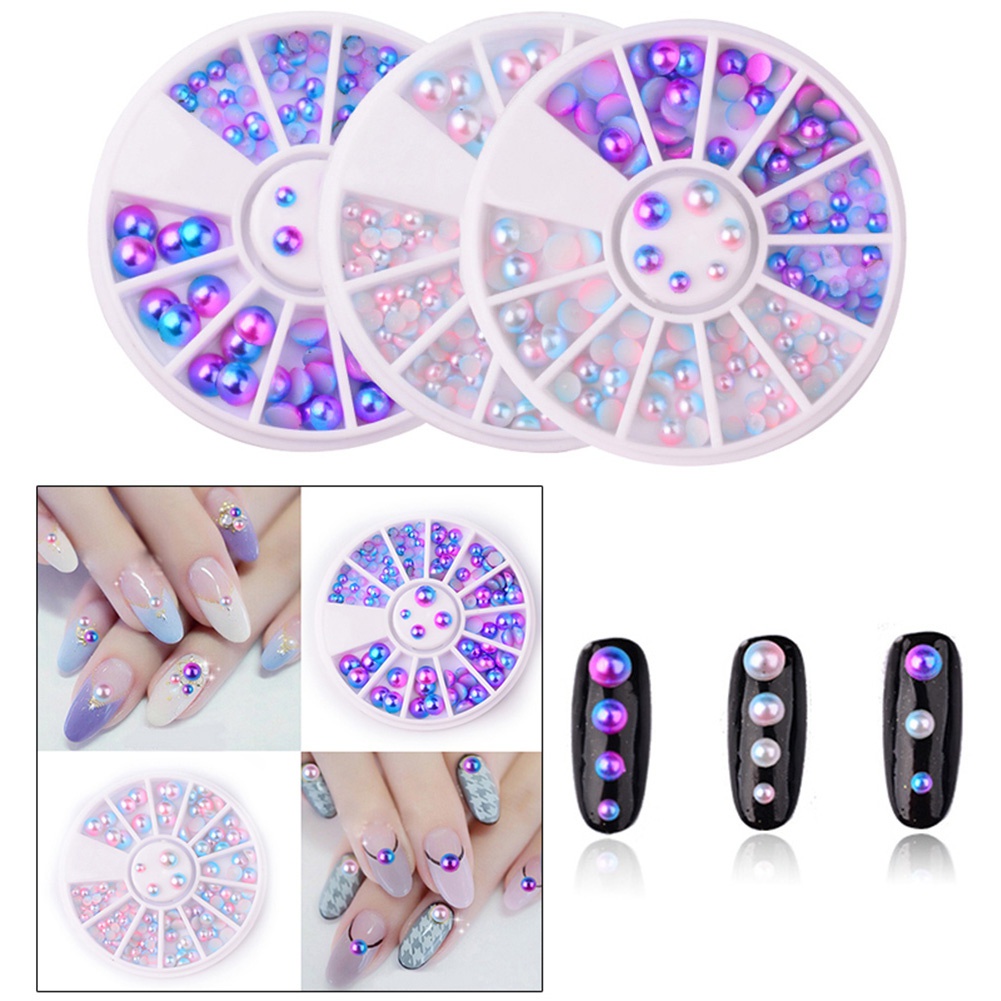 Hạt Ngọc Trai Giả 3D Dùng Trang Trí Móng Tay Nghệ Thuật