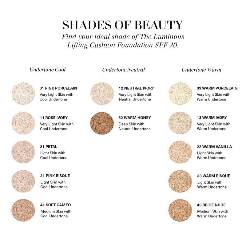 Phấn nước cushion Lamer spf 20 2 lõi 12gx2 đủ tone 01/3/11/12/13 - La mer cushion