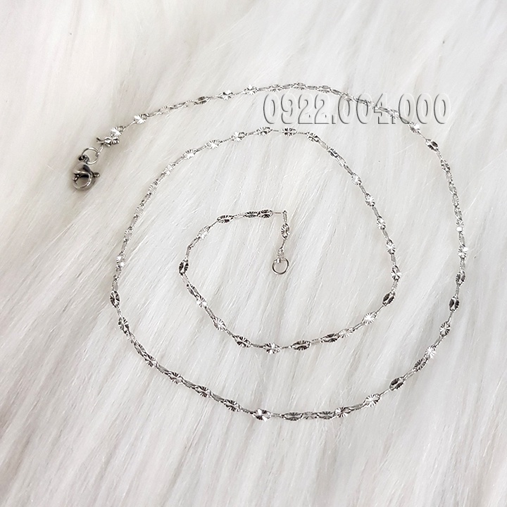 Dây chuyền lá me kiểu dành cho nữ