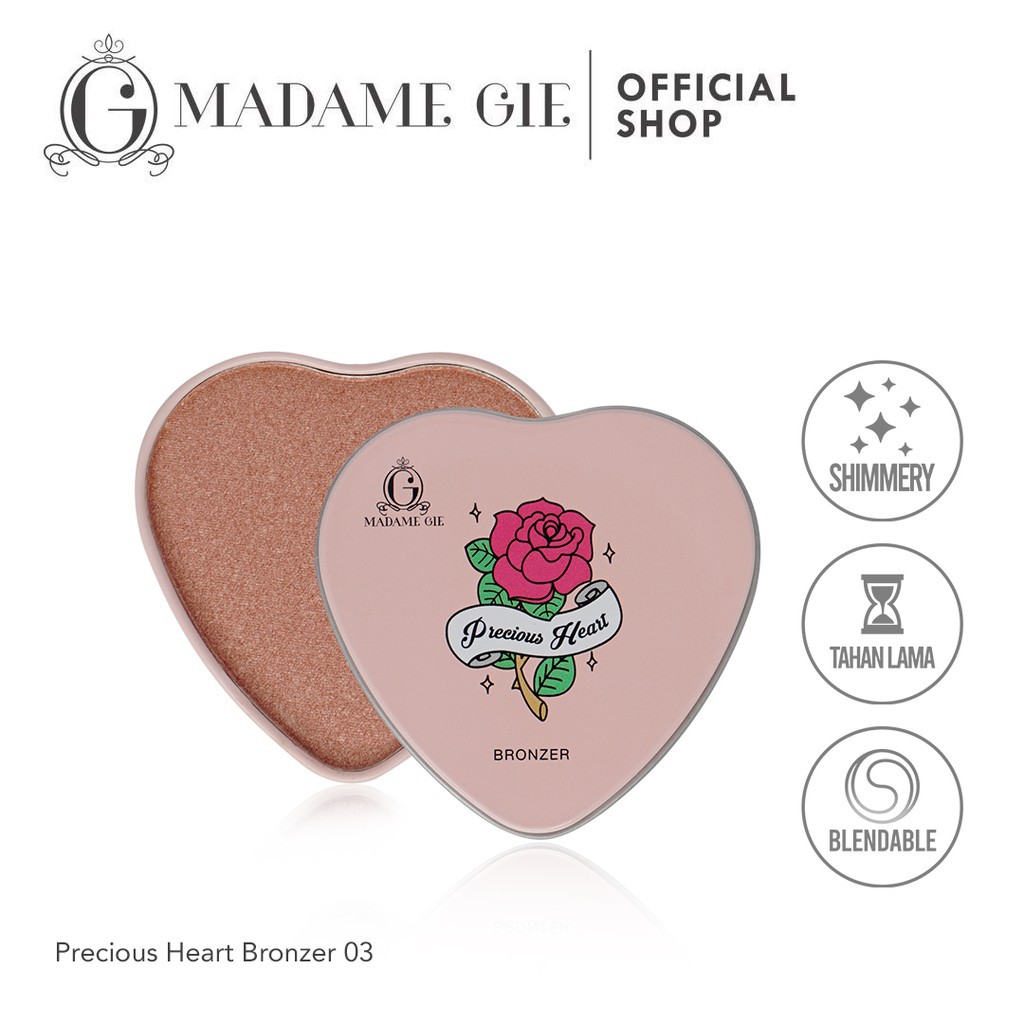 (hàng Mới Về) Phấn Bắt Sáng Madame Gie Thiết Kế Hộp Trái Tim Xinh Xắn | BigBuy360 - bigbuy360.vn