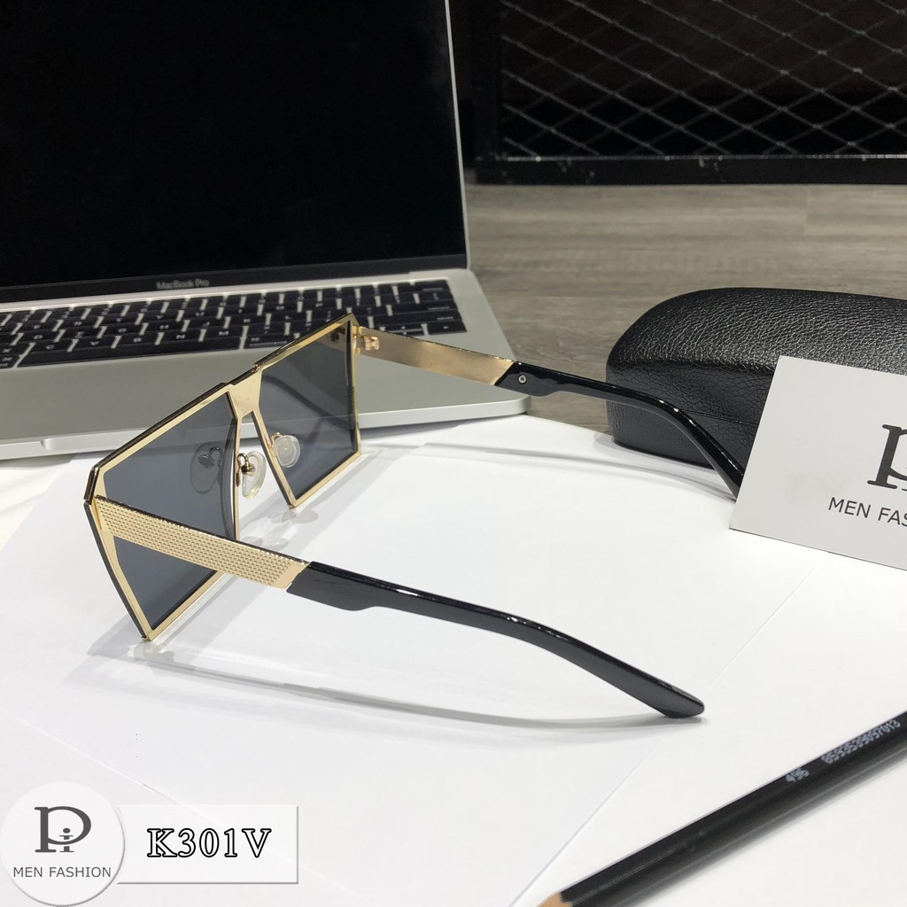 [Mã FARSSTGRE giảm 5K đơn bất kỳ] Kính Nam Thời Trang K301 Vàng - Hàng cao cấp Fullbox | BigBuy360 - bigbuy360.vn