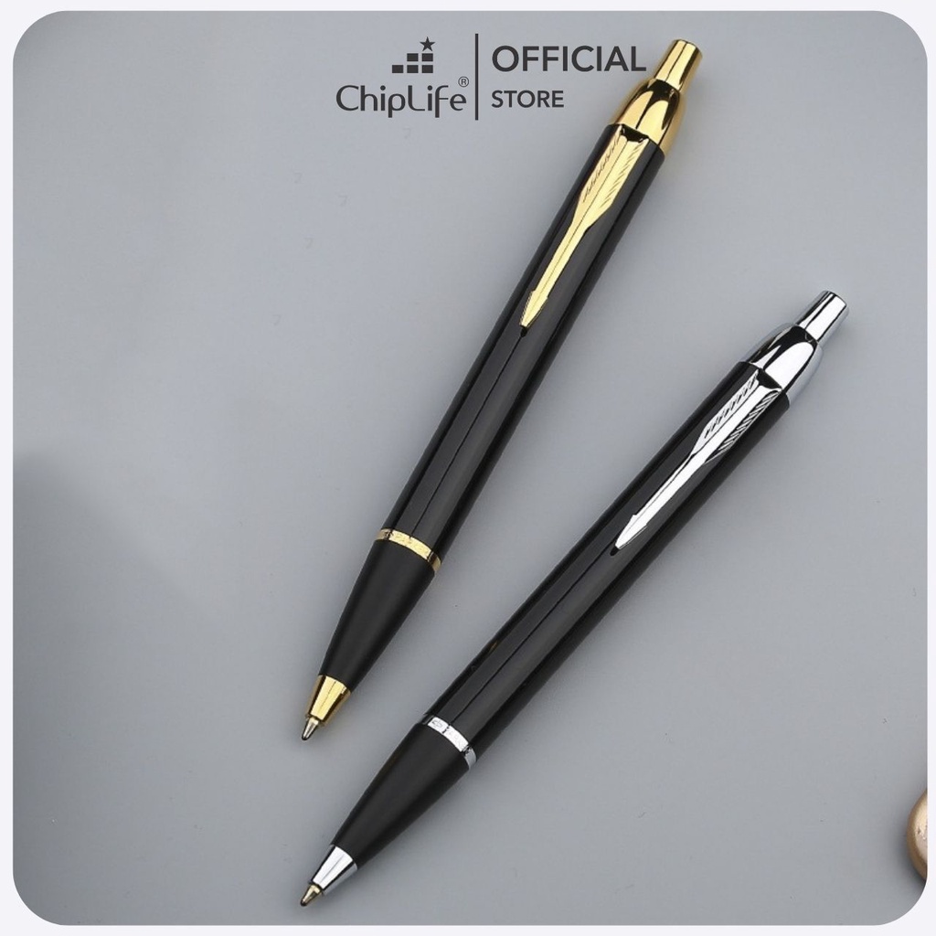 Bút ký cao cấp CHIPLIFE IM022 khắc tên - Dạng bi bấm ngòi 0.7mm mực xanh