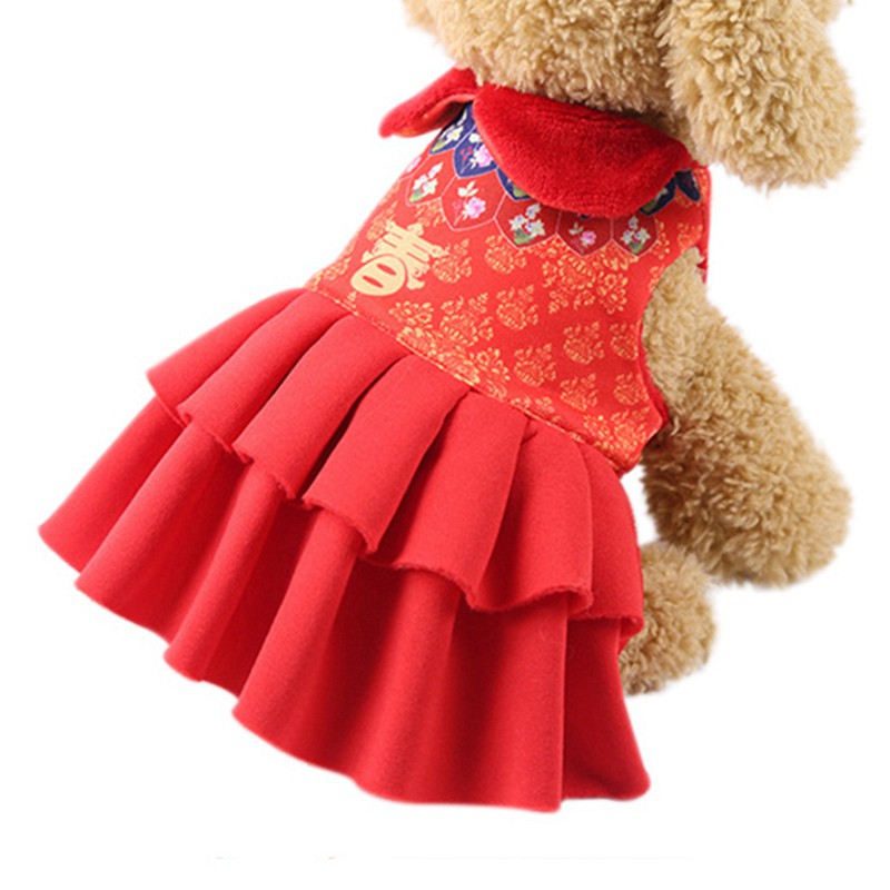 Trang Phục Sườn Xám Thời Trang Cho Thú Cưng