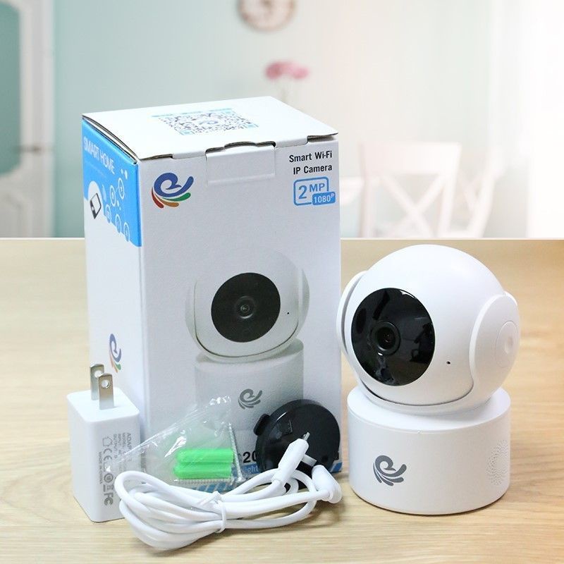 Camera IP Wifi CARECAM CC2020 New FHD1080-2.0Mps kèm thẻ nhớ 32G - 64G Xoay  360 Độ Theo Chuyển Động