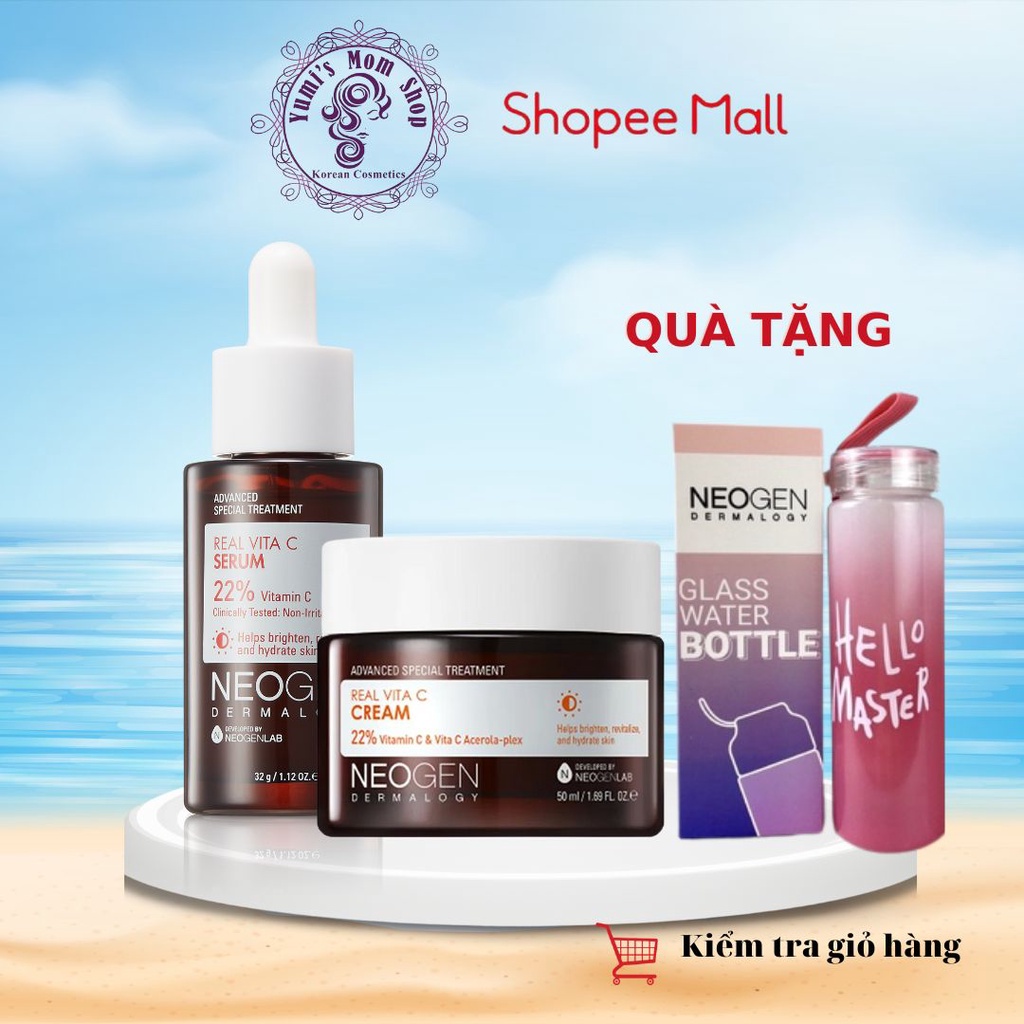 Siêu Tinh Chất serum Vitamin C Neogen Mờ Thâm Dưỡng Trắng Vitamin C SAP Neogen Dermalogy Real Vita C Serum 32g