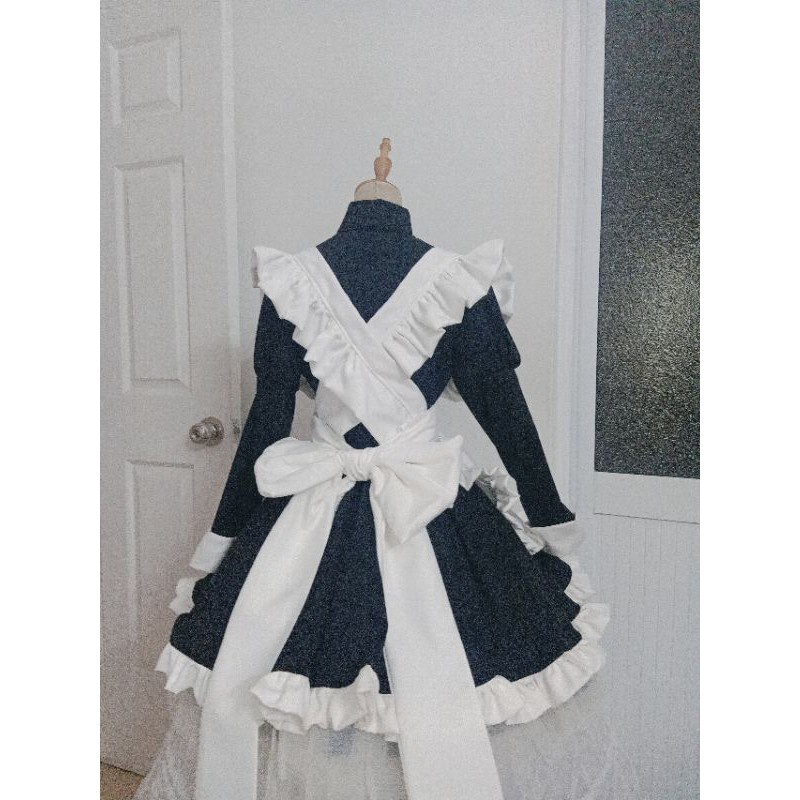 ❍◑☂trang phục hầu gái maid tay dài váy ngắn | BigBuy360 - bigbuy360.vn