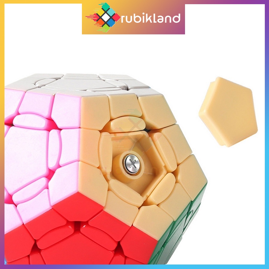 Rubik Biến Thể SengSo Crazy Megaminx Plus Dodecaheds Stickerless Rubic 12 Mặt Đồ Chơi Trí Tuệ Trẻ Em