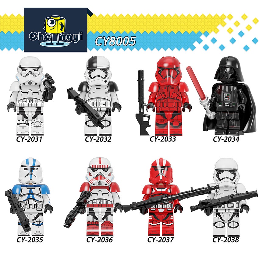 Minifigures Star Wars chiến tranh giữa các vì sao CY8005 đồ chơi lắp ráp xếp hình Lego nhân vật đẹp giá rẻ