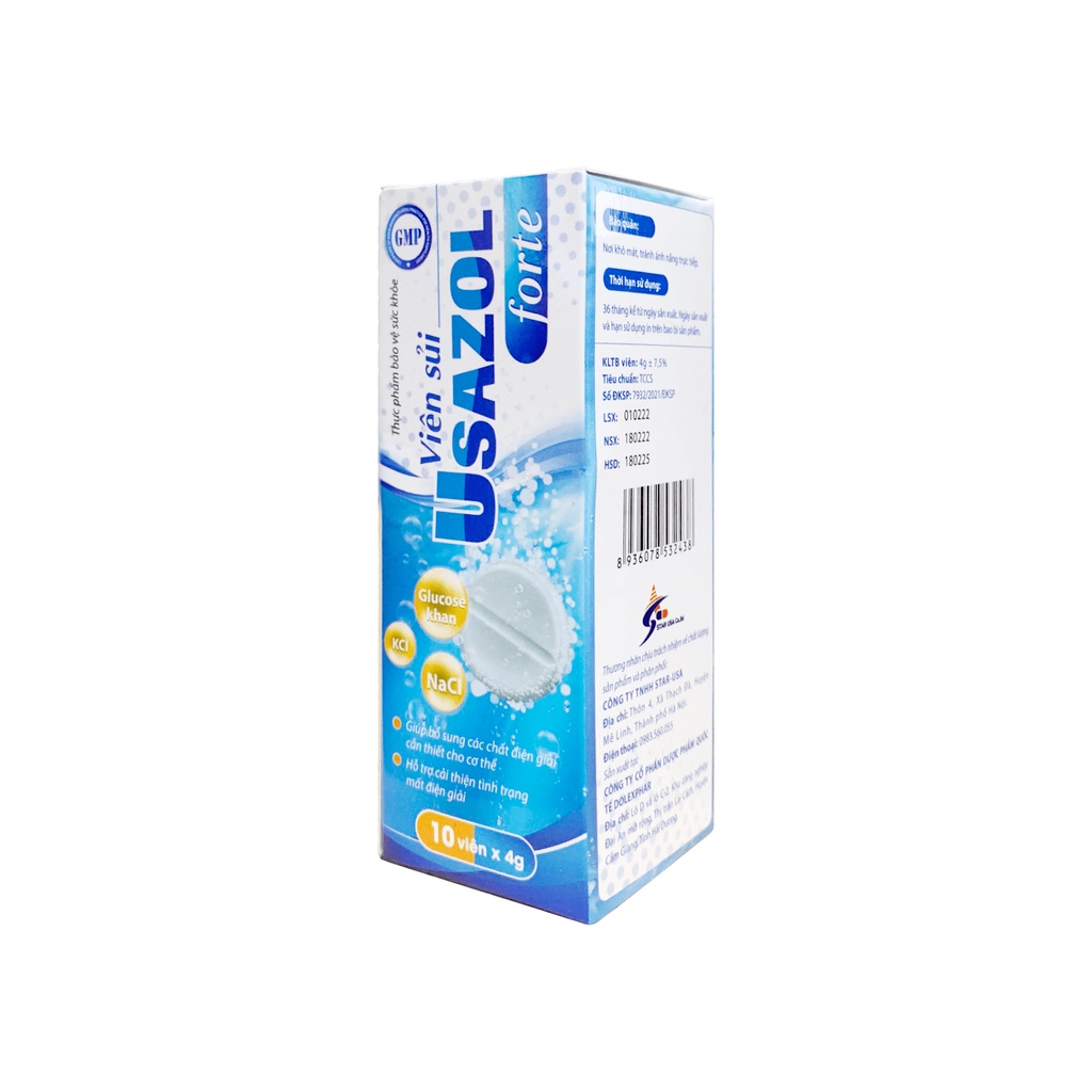Viên Sủi Bổ Sung Điện Giải USAZOL