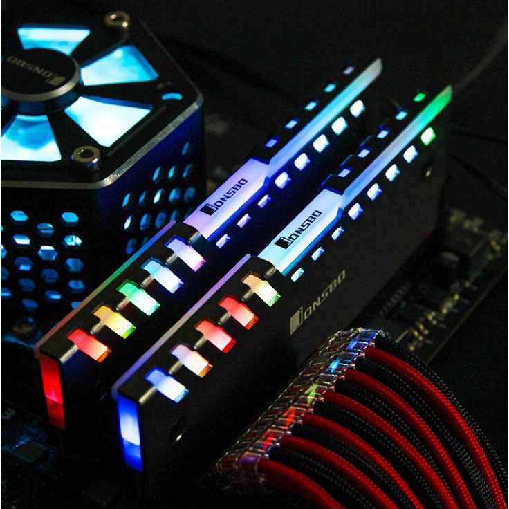 Tản Nhiệt Ram Jonsbo RGB NC-2, led nháy auto. Coolmoon