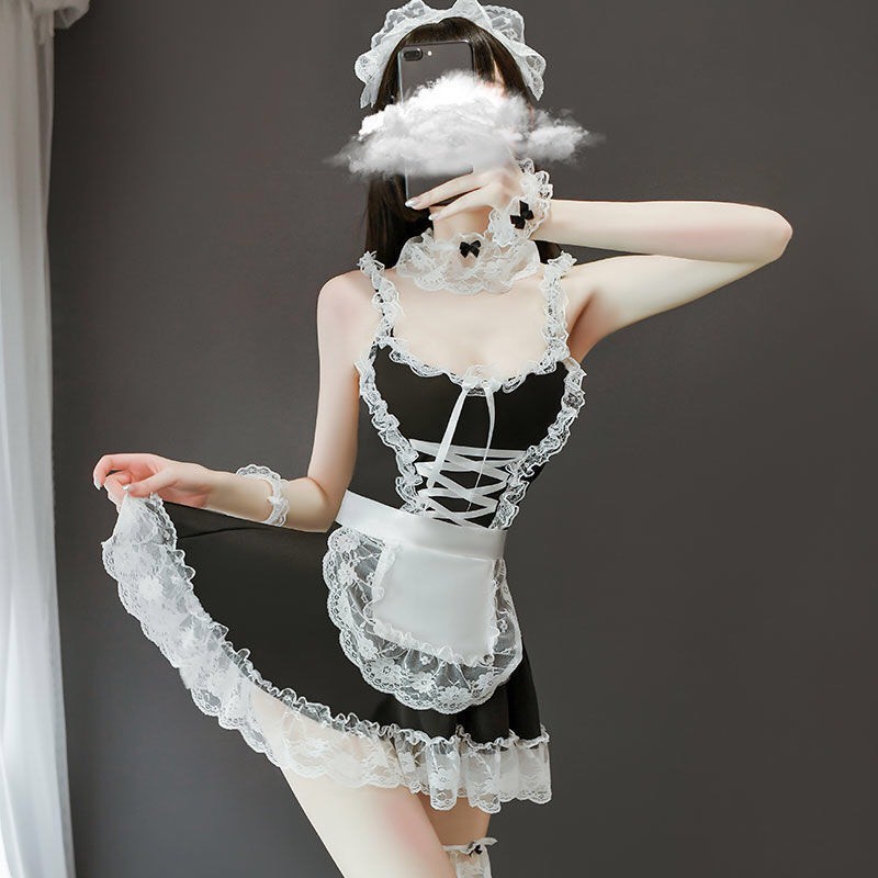 (Kèm Phụ Kiện ) Bộ Cosplay /Váy Ngủ Cosplay Cô Hầu Gái 9039 Siêu Xinh