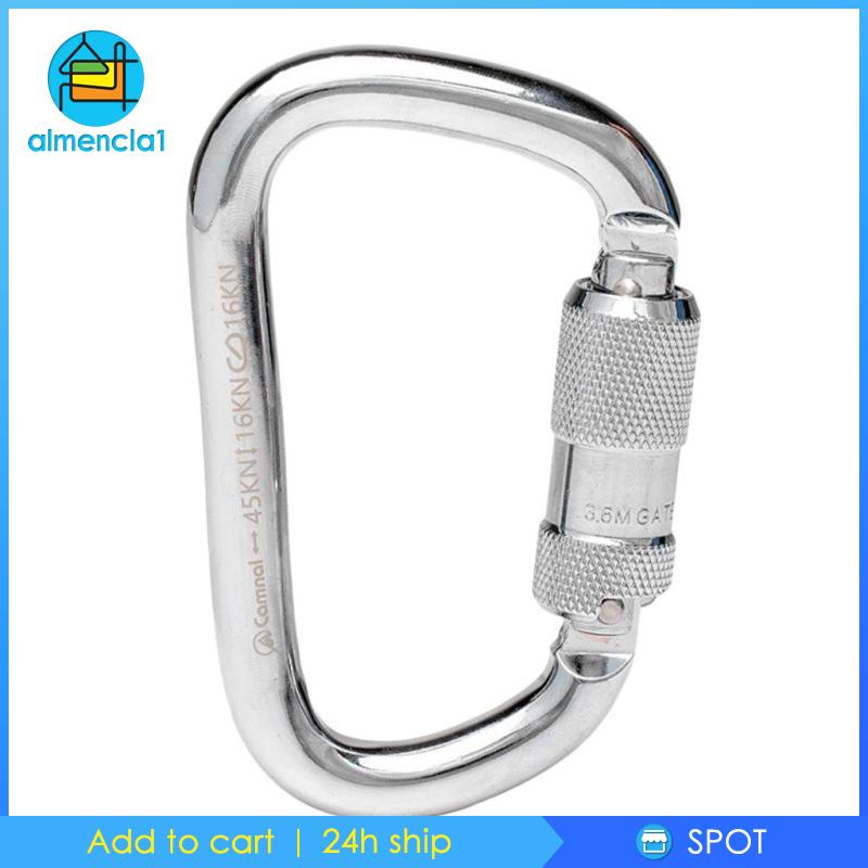 Cổng xoắn 45KN Khóa tự động Carabiner Leo núi Caving Rappelling