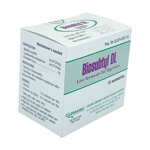 BIOSUBTYL DL - MEN VI SINH SỐNG