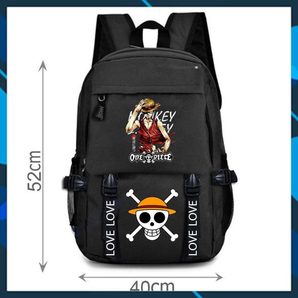 GIÁ TỐT - Balo in hình One Piece Luffy độc đẹp giá rẻ / balo cực chất