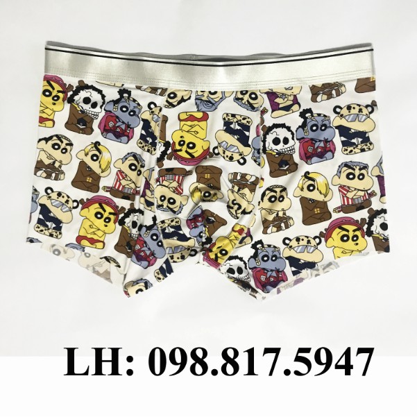 [COMBO] 3 Quần Lót Nam BOXER không viền - thun lạnh