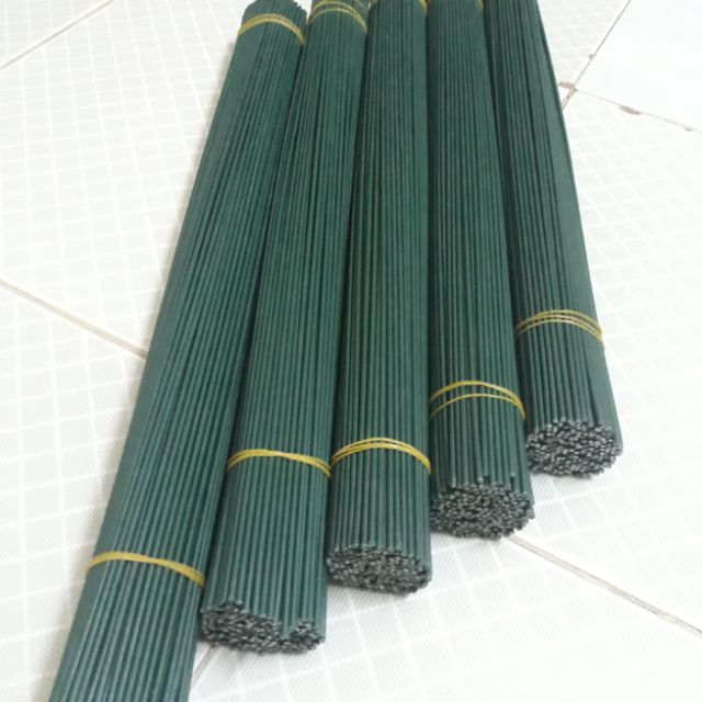 100 cành kẽm nhựa cắm hoa sáp hoa giấy