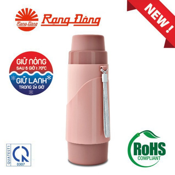 KATE19 Phích Nước giữ nhiệt Mini Rạng Đông 450ml [Giữ Nóng 12 Giờ,lạnh 24 giờ]