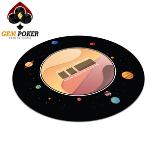 Thảm poker tròn texas holdem gem galaxy cao cấp