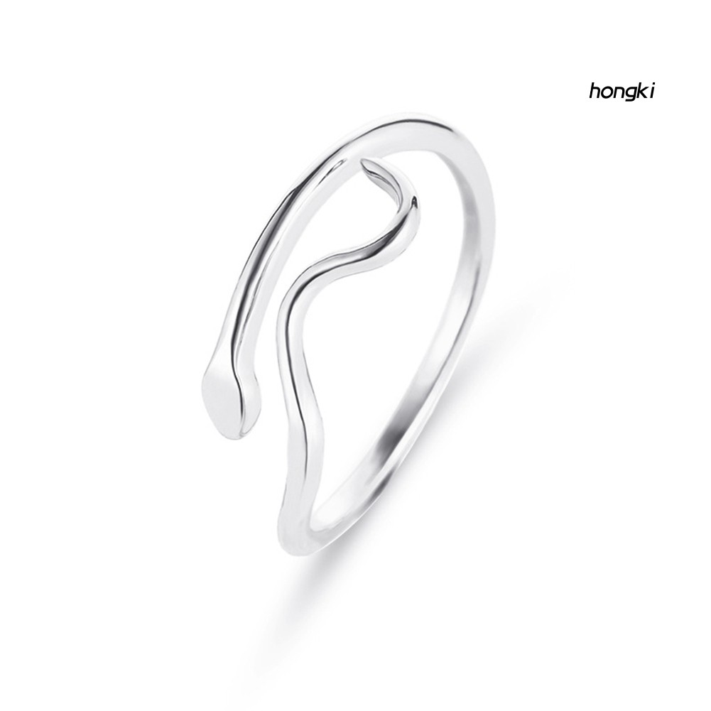 Nhẫn Hợp Kim Hình Sóng Nước Thời Trang Cho Nữ