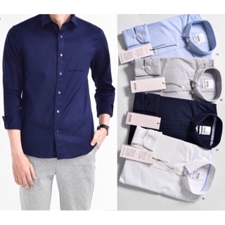 Hot-áo sơ mi nam dài tay-oxford -routine-hàng xuất khẩu hàn quốc.