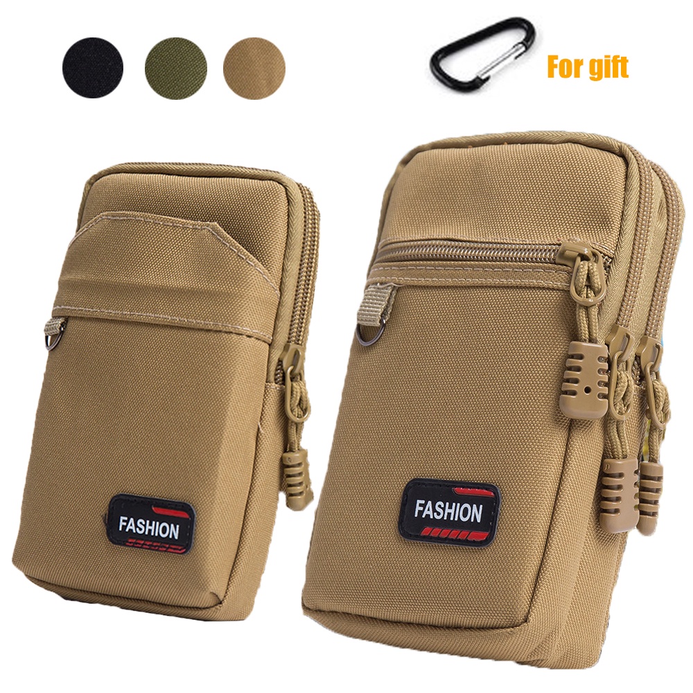 Túi Đựng Điện Thoại Đeo Hông / Thắt Lưng Thiết Kế Ba Ngăn Tiện Dụng Mang Theo Du Lịch / Cắm Trại
