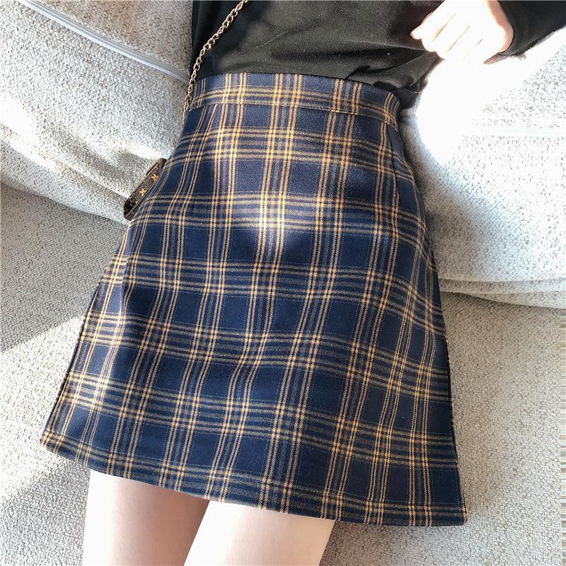 CHÂN VÁY CARO FORM CHỮ A SIÊU XINH CHẤT DẦY DẶN CHUẨN FORM -CV CARO 01