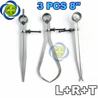 Bộ compa 3 cây lấy dấu L+R+T