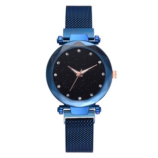 Đồng hồ analog máy quartz dây lưới
