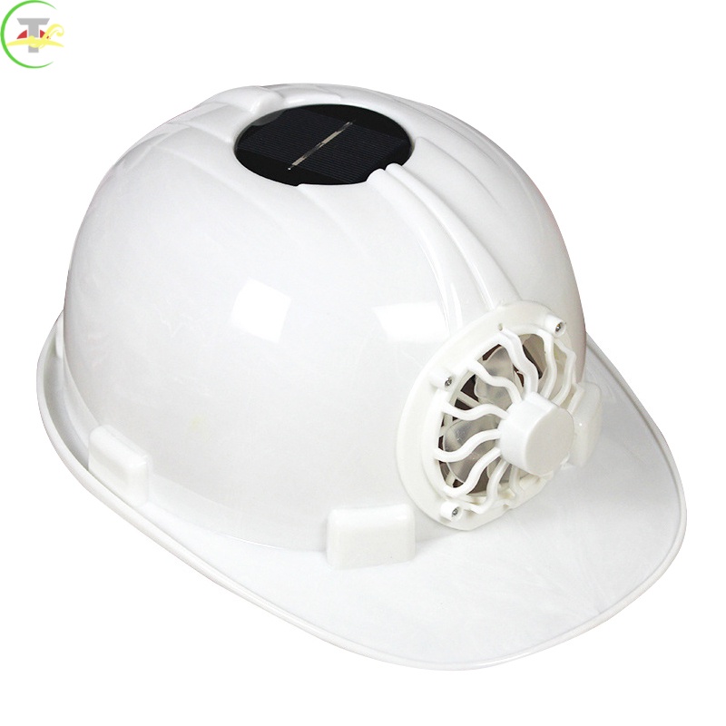 Mũ Bảo Hiểm Bảo Hộ Lao Động Sử Dụng Năng Lượng Mặt Trời Cứng Cáp Kèm Quạt Làm Mát