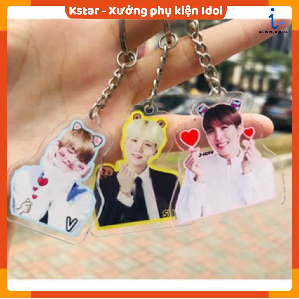 Móc khoá Mika Jungkook Jimin RM Jin