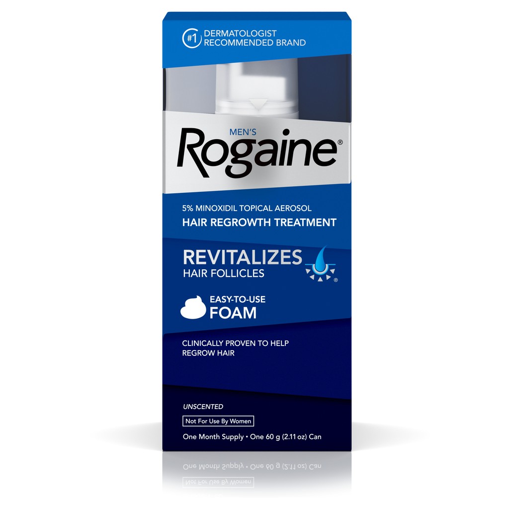 Thuốc mọc tóc Rogaine Minoxidil 5% Men's Rogaine Foam hỗ trợ mọc tóc dạng bọt dành cho nam