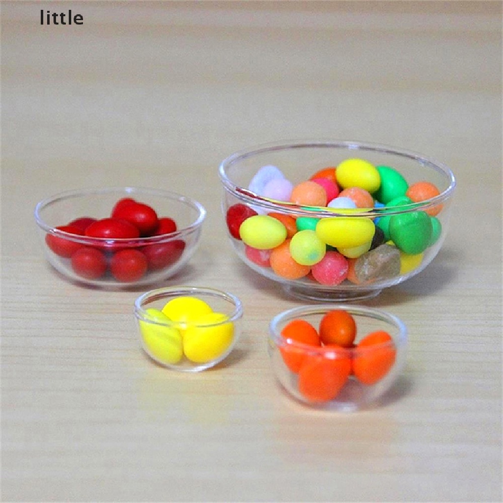 Bát Thủy Tinh Mini Tỉ Lệ 1: 12 Trang Trí Nhà Búp Bê