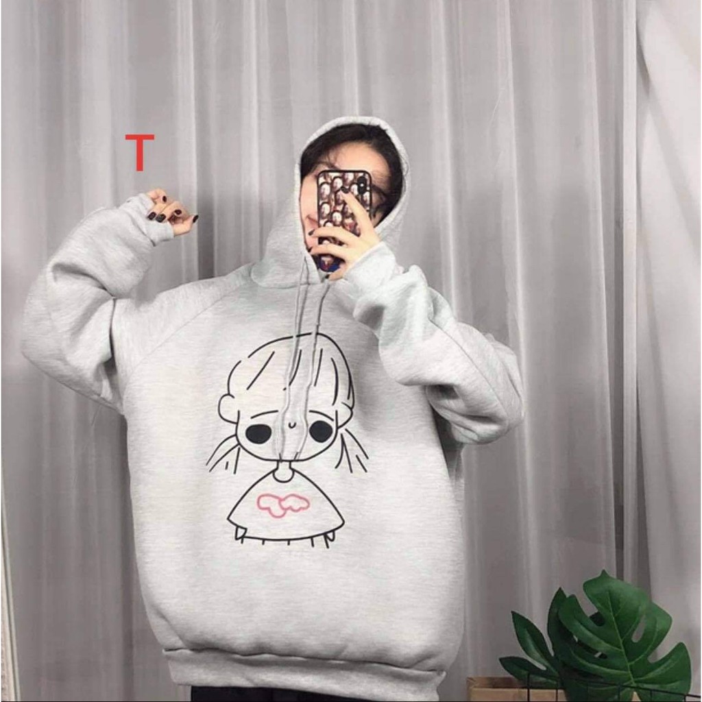 Áo hoodie em bé mặt buồn DTR1119