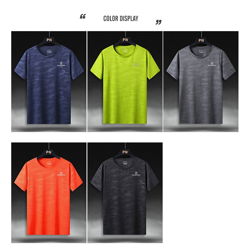 Áo Thun Thể Thao Nam Tay Ngắn In Hình Queshark 6 Màu 9 Size