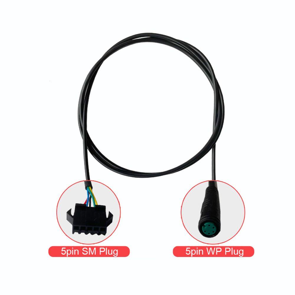 Dây Cáp Nối Dài 1.5m Chống Thấm Nước 5pin Cho Xe Đạp Điện