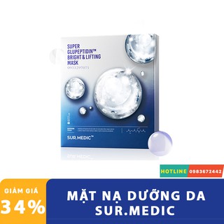 Mặt nạ thạch sur medic super glupeptidin bright & lifting mask sur.medic halincos545