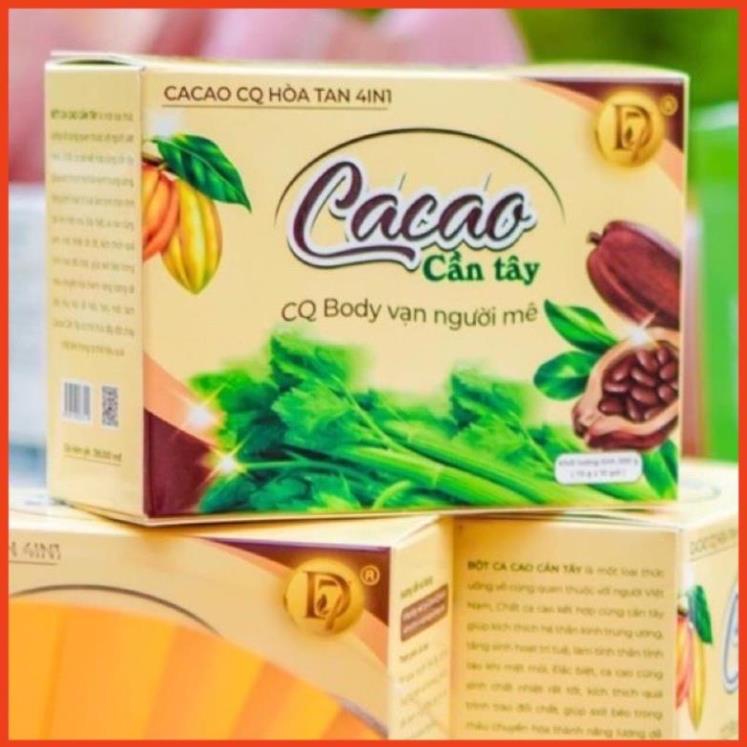 Ca cao cần tây CQ chính hãng hộp 10 gói !
